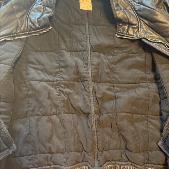 Free People Vegan Leather Jacket - Picture 3 of 7